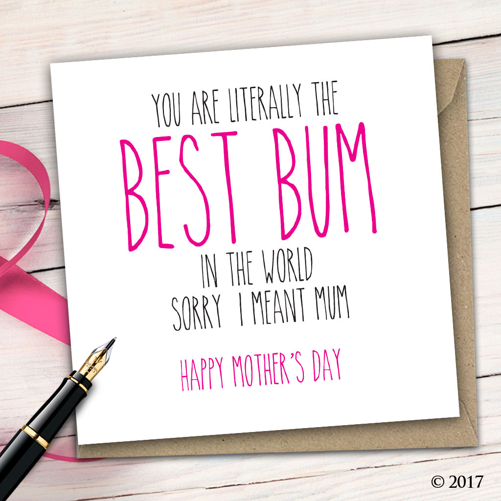Rude Mothers Day Card M11