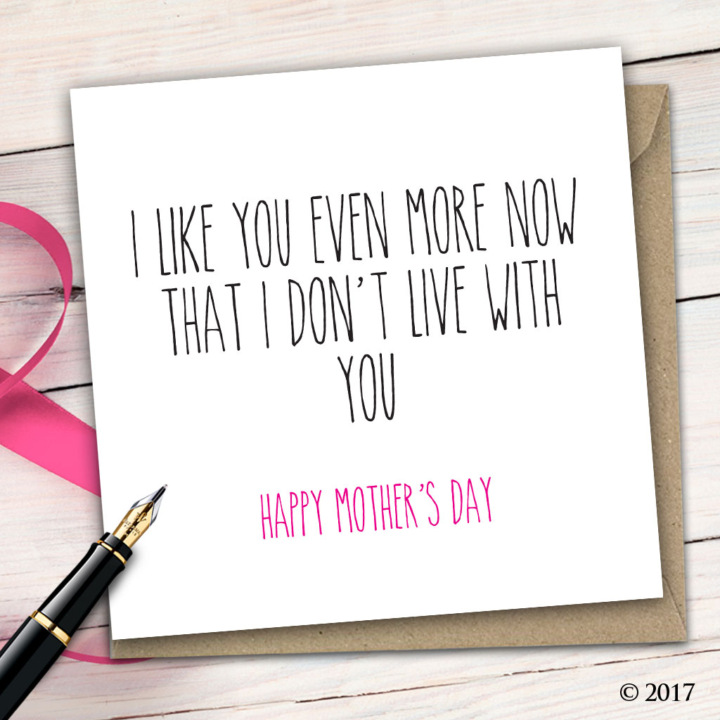 Rude Mothers Day Card M13